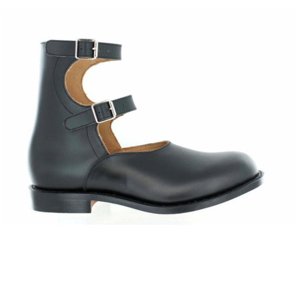 John Moore Re-imagined classic double strap boots